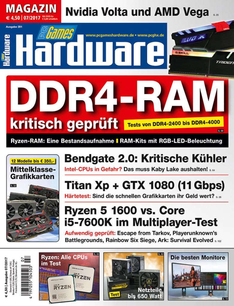 [31/05/2017] Cover Magazin-Version (PC Games Hardware #201 Ausgabe 07-2017)