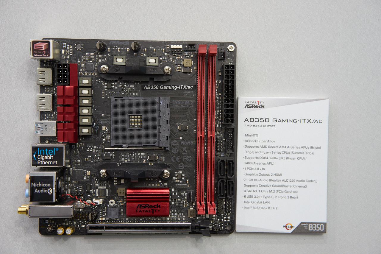[12/06/2017] Asrock B350 Gaming-ITX/ac 1