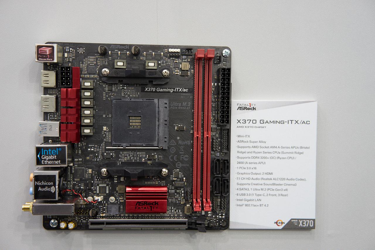 [12/06/2017] Asrock X370 Gaming-ITX/ac 1