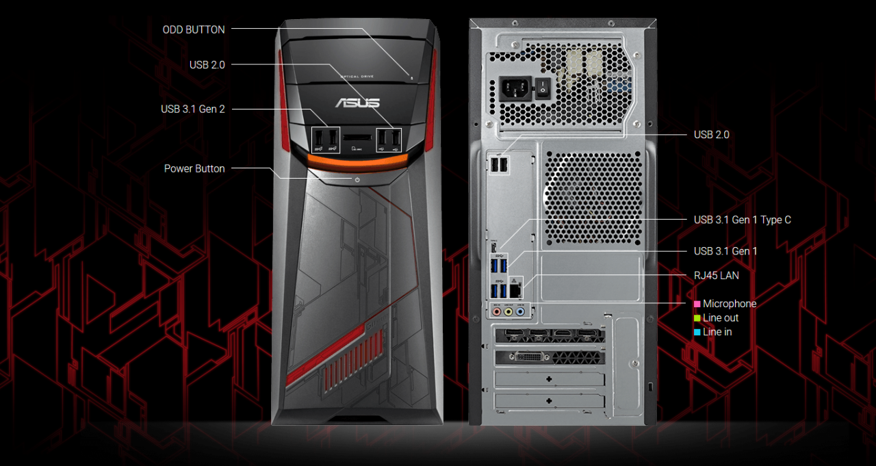 [01/06/2017] Asus G11DF:Komplett-PC mit Ryzen-Prozessor von AMD (2)