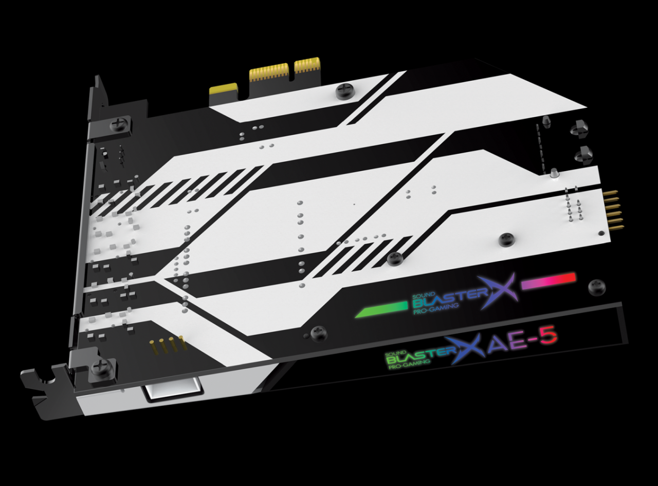 [13/06/2017] Creative Sound Blaster X AE-5: Spieler-Soundkarte mit RGB-Spektakel (7)