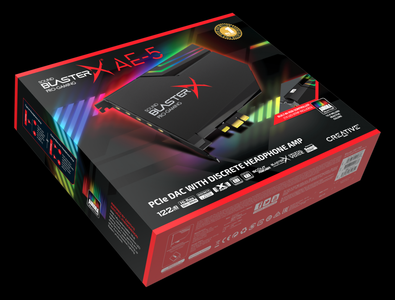 [13/06/2017] Creative Sound Blaster X AE-5: Spieler-Soundkarte mit RGB-Spektakel (16)