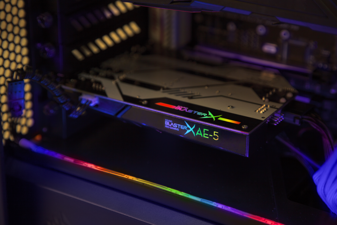[13/06/2017] Creative Sound Blaster X AE-5: Spieler-Soundkarte mit RGB-Spektakel (19)