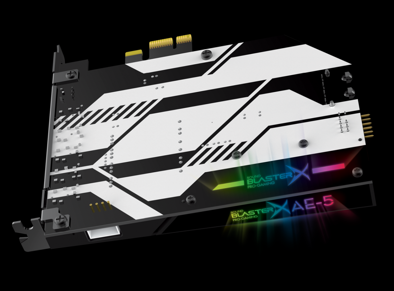 [13/06/2017] Creative Sound Blaster X AE-5: Spieler-Soundkarte mit RGB-Spektakel (18)