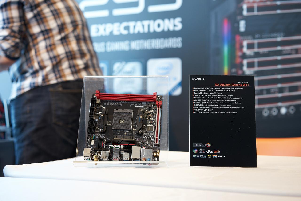 [30/06/2017] Gigabyte GA-AB350N-Gaming Wifi: Erstes Mini-ITX-Mainboard mit B350 (4)