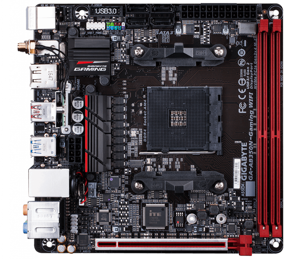 [30/06/2017] Gigabyte GA-AB350N-Gaming Wifi: Erstes Mini-ITX-Mainboard mit B350 (5)