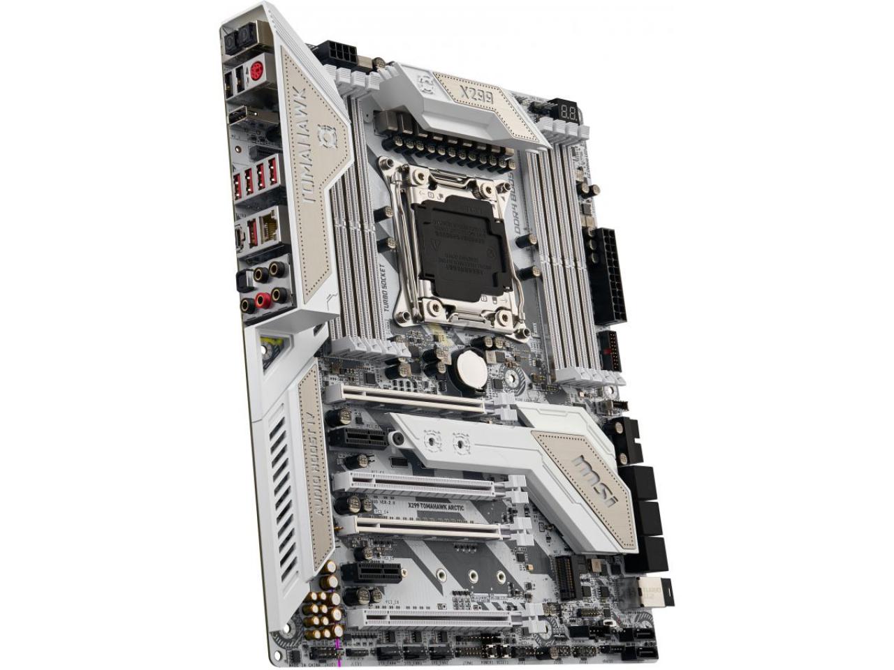 [19/06/2017] MSI X299 Tomahawk Arctic: Weiß-graues X299-Mainboard im ATX-Format (2)
