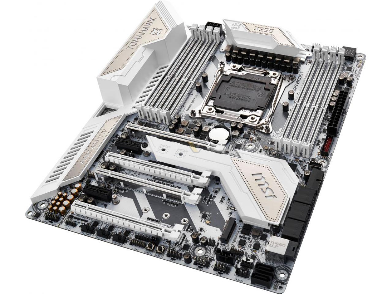 [19/06/2017] MSI X299 Tomahawk Arctic: Weiß-graues X299-Mainboard im ATX-Format (3)