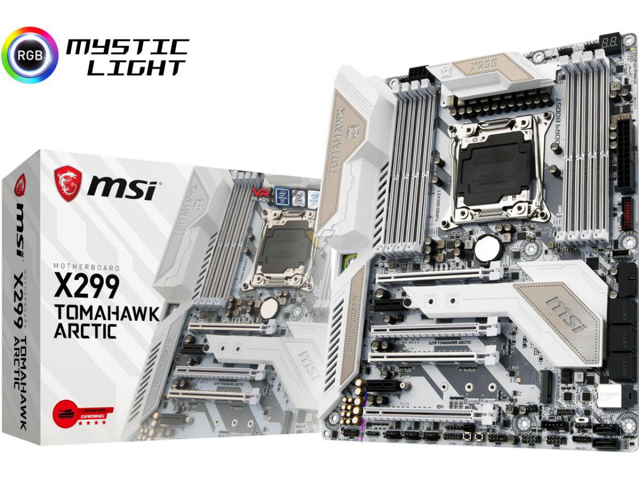 [19/06/2017] MSI X299 Tomahawk Arctic: Weiß-graues X299-Mainboard im ATX-Format (4)