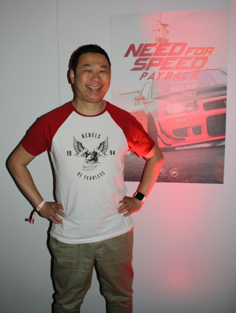 [14/06/2017] Rennspielfan William Ho arbeitet als Creative Director bei Ghost Games an Payback, dem neusten Teil der Need-for-Speed-Reihe. Sein erster Serienteil war Hot Pursuit 2.
