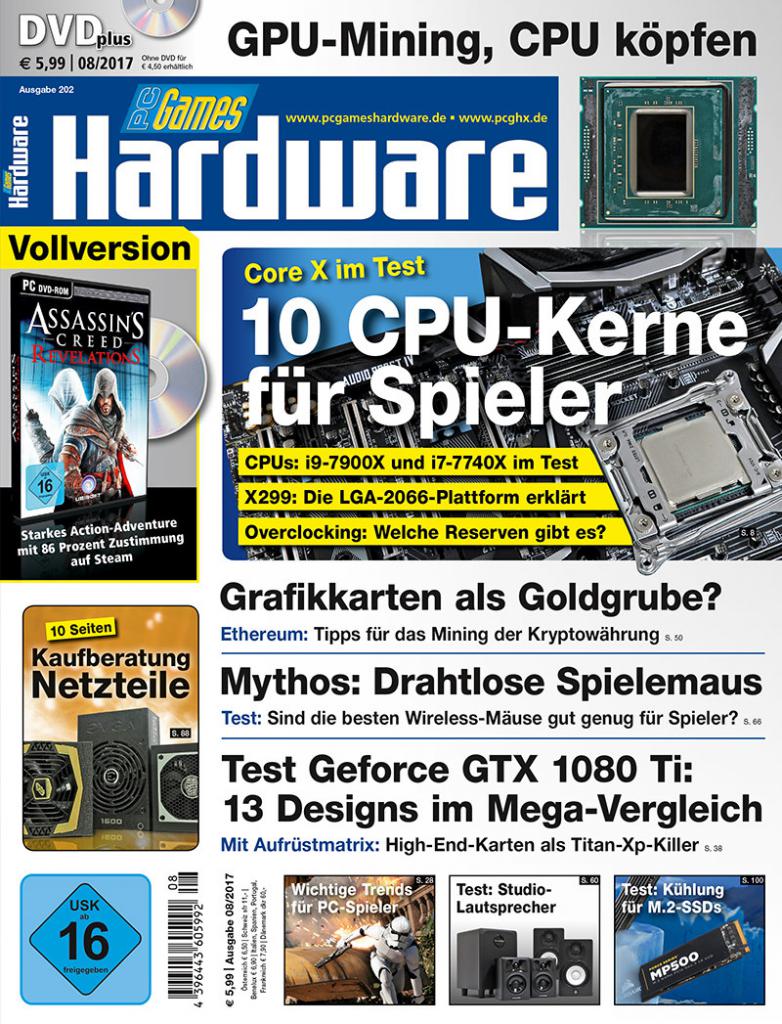 [30/06/2017] Cover DVD (PC Games Hardware #202 Ausgabe 08-2017)