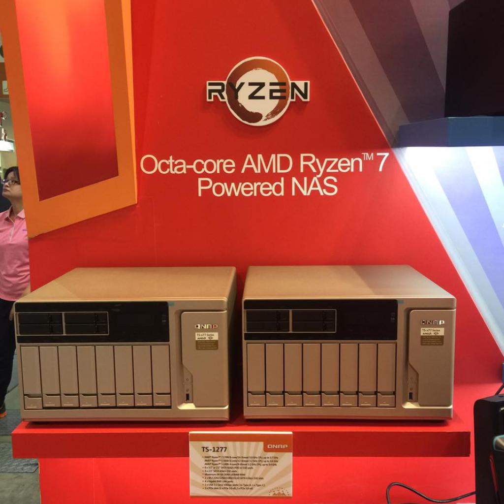 [01/06/2017] Computex: Qnap präsentiert NAS mit Ryzen-Technik (1)