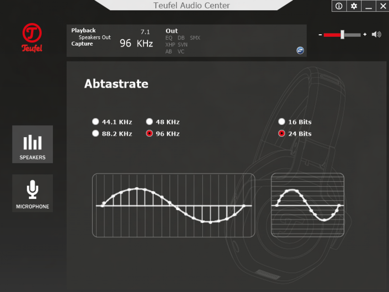 [30/06/2017] Im Normalfall lässt sich die Qualität auch in der Software der Soundkarte, des Onboard-Codecs oder des Headsets konfigurieren.