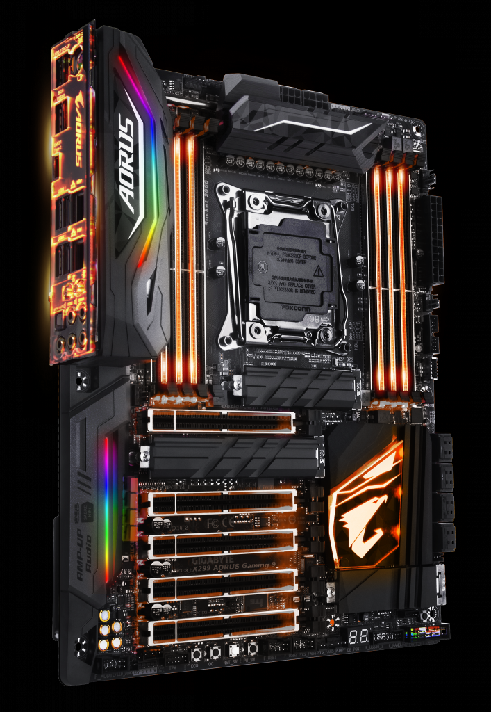 [19/06/2017] Basin Falls: LGA-2066-Mainboards für Skylake X und Kaby Lake X - Gigabyte X299 Gaming 9
