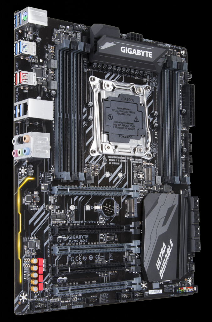 [19/06/2017] Basin Falls: LGA-2066-Mainboards für Skylake X und Kaby Lake X - Gigabyte X299 UD4