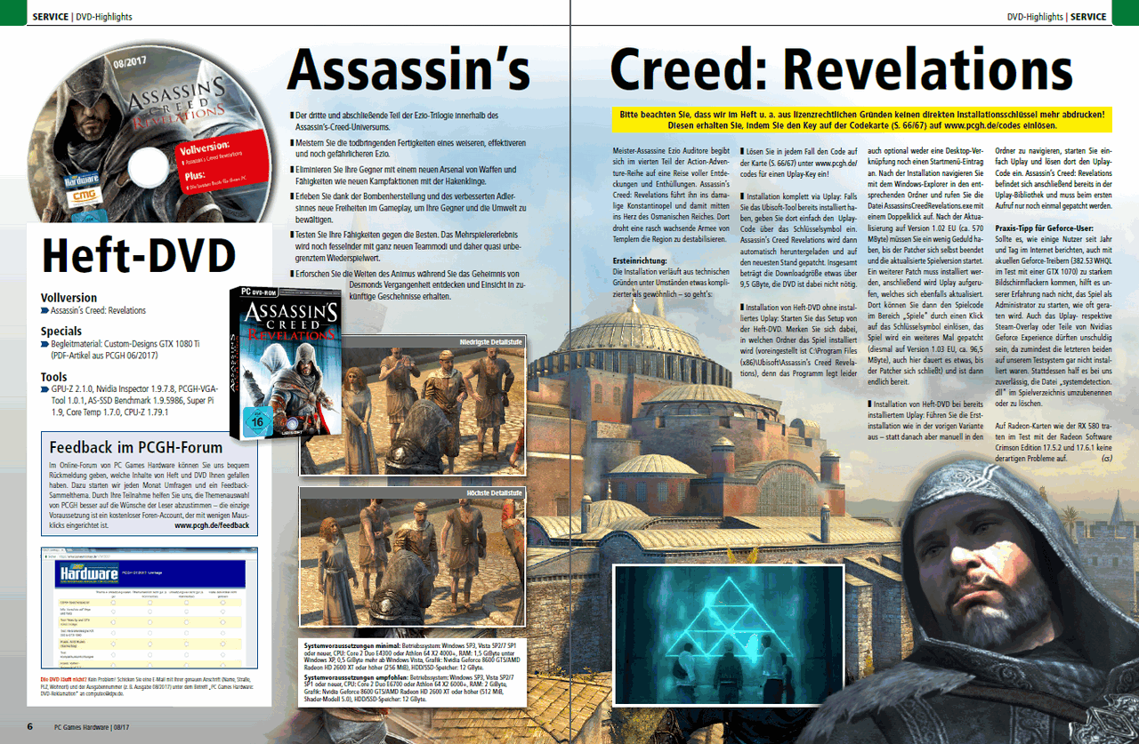 [30/06/2017] DVD Inhalt (PC Games Hardware #202 Ausgabe 08-2017)