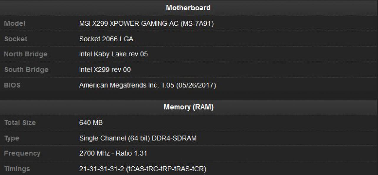 [01/06/2017] DDR4-5400 per CPU-Z validiert