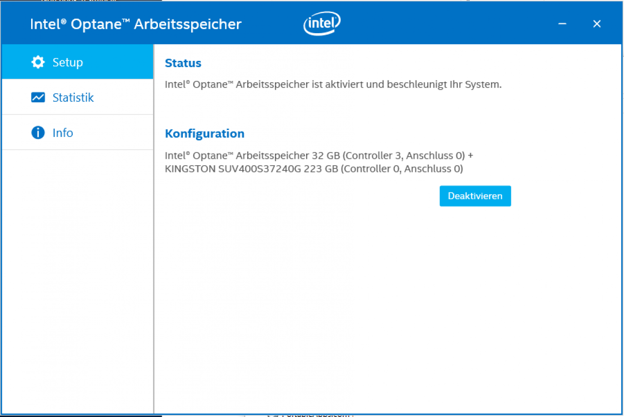 [12/06/2017] Intel Optane Software
