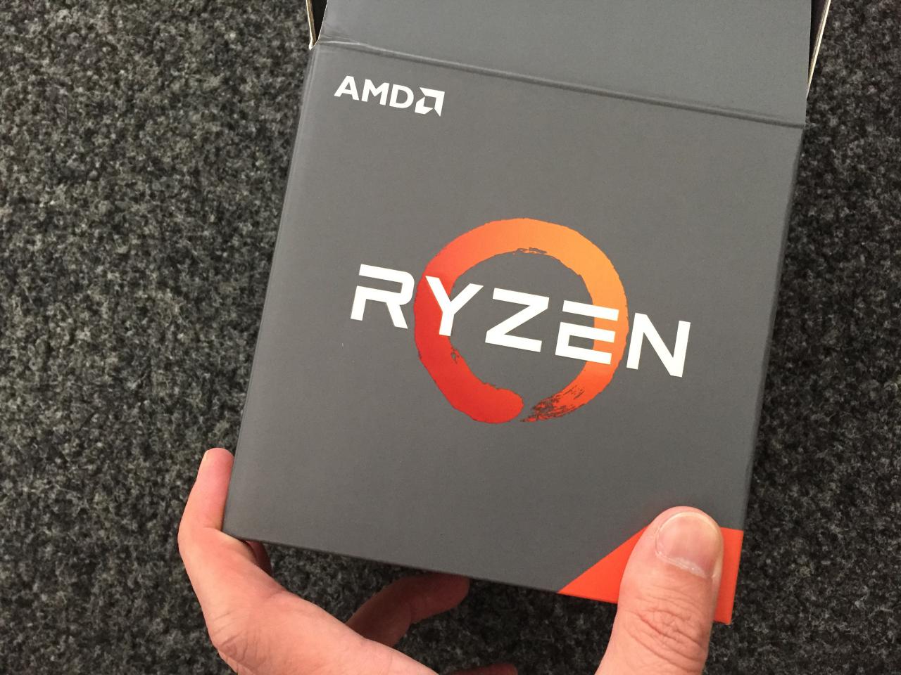[20/07/2017] Ryzen-Box aufgefaltet: Der Start (1)