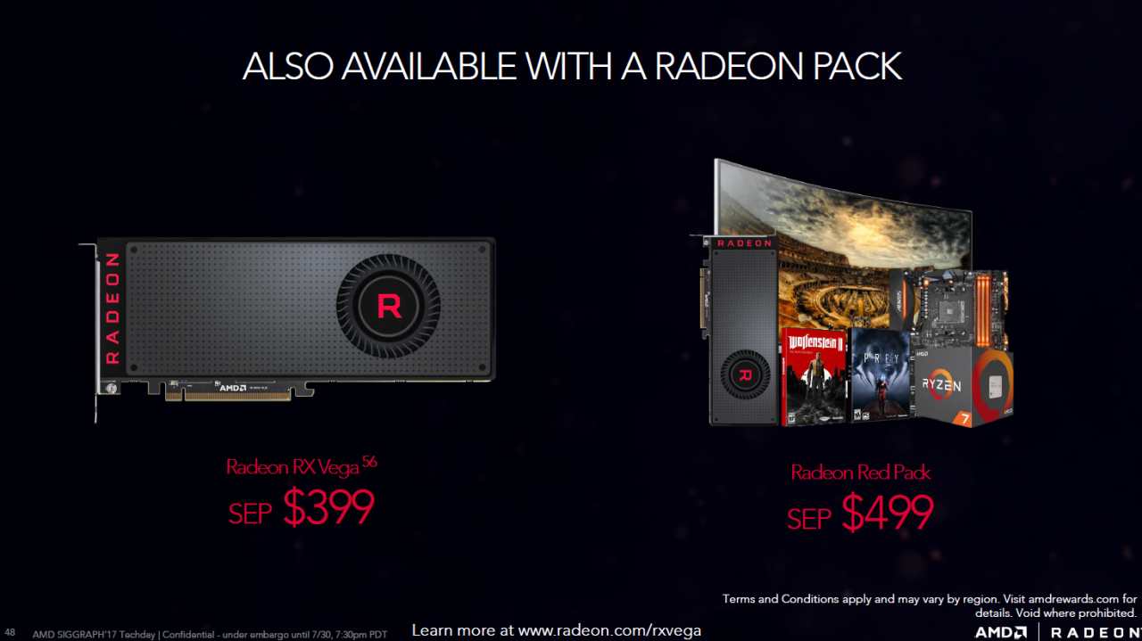 [31/07/2017] AMD Radeon RX Vega: Limited Edition & Liquid Cooled nur als Radeon-Packs (5)