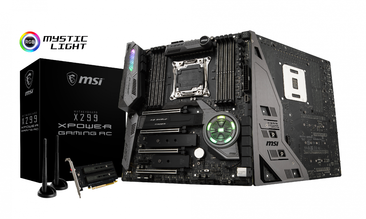 [11/07/2017] MSI X299 Xpower Gaming AC: E-ATX-Flaggschiff für fünf M.2-SSDs (7)