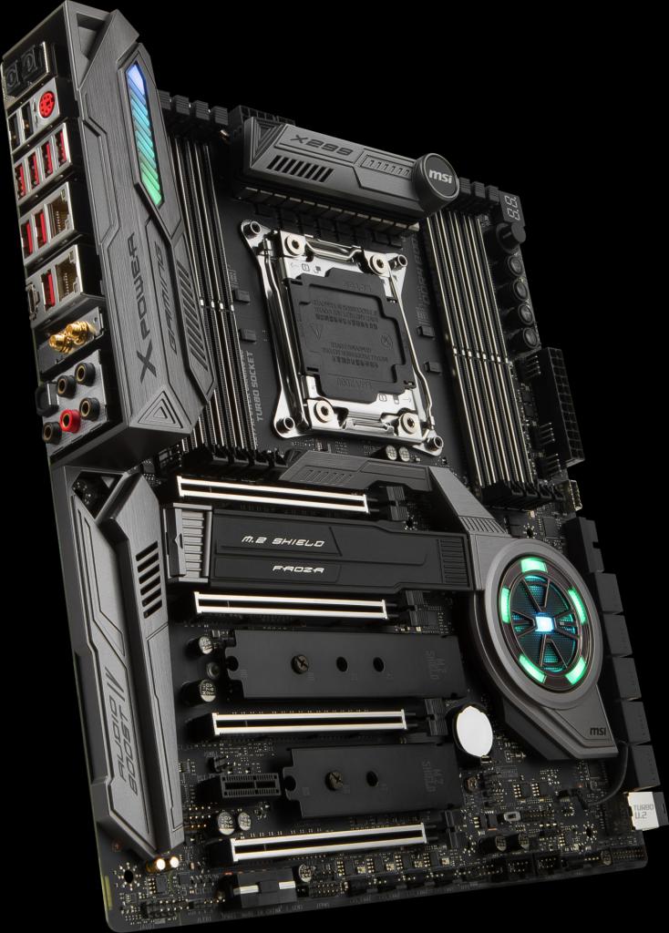 [11/07/2017] MSI X299 Xpower Gaming AC: E-ATX-Flaggschiff für fünf M.2-SSDs (6)