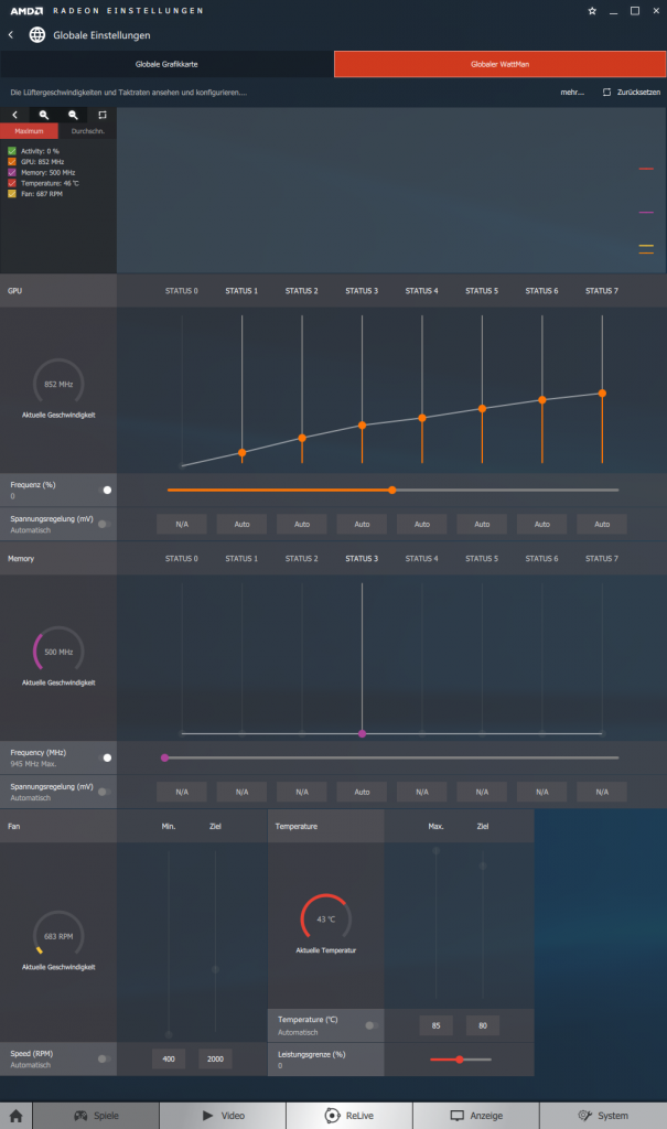 [10/07/2017] Radeon Vega Frontier Edition - Radeon Einstellungen 