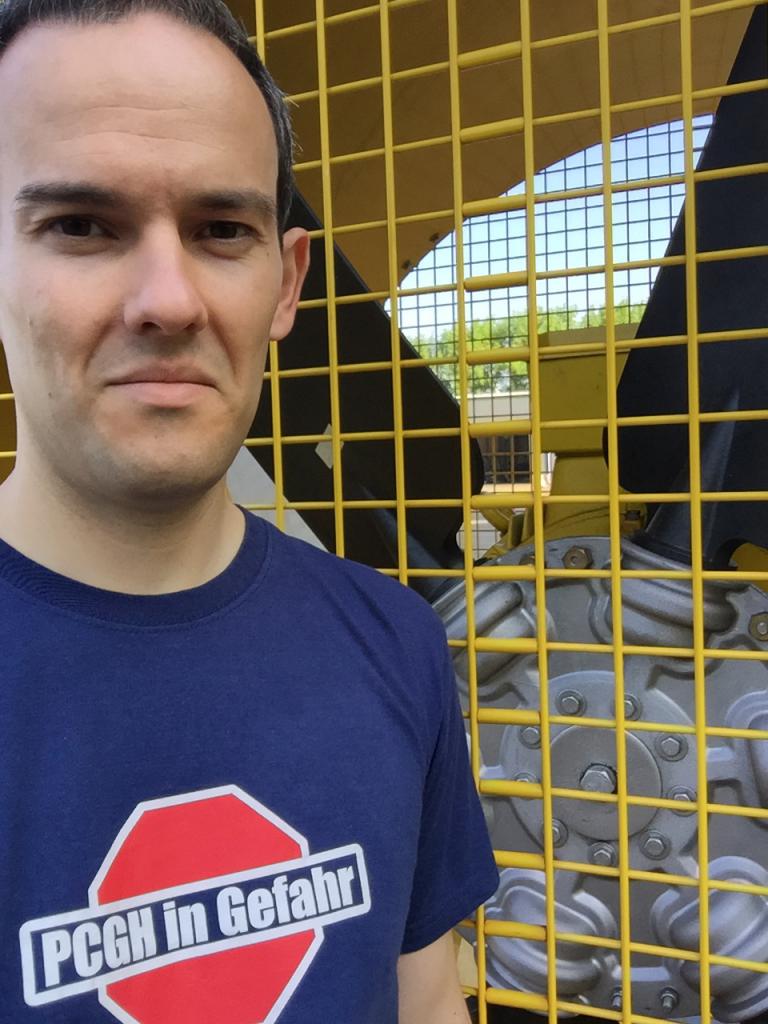 [03/07/2017] Selfie vor dem 90.000-Watt-Lüfter