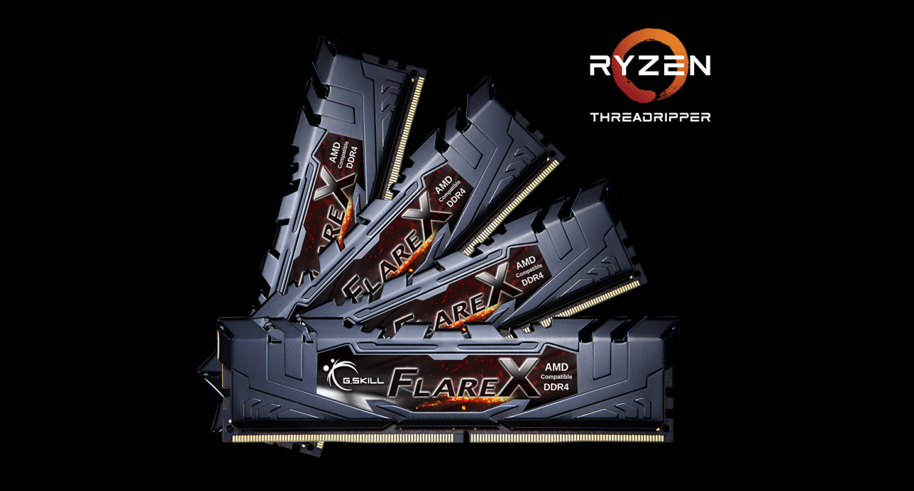 [11/08/2017] G.Skill Flare X: DDR4-3600-RAM für AMDs Ryzen Threadripper