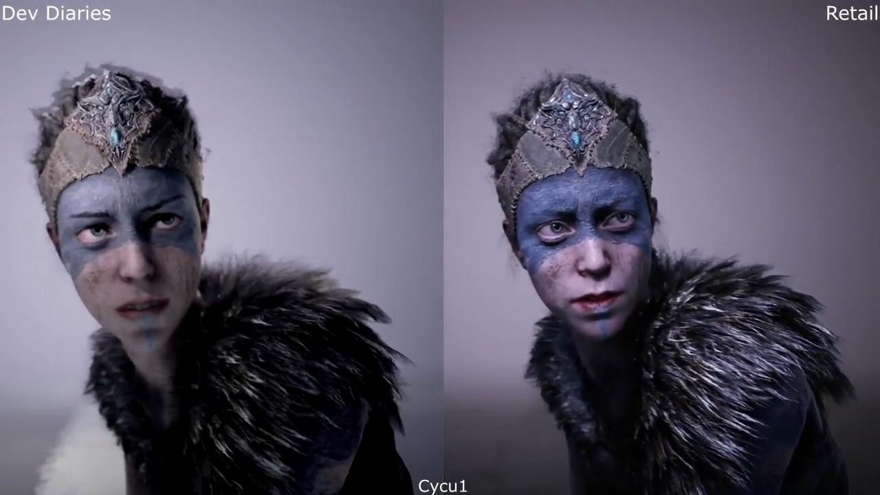 [09/08/2017] Hellblade: Senua's Sacrifice - Grafikvergleich zwischen Trailern und Verkaufsversion