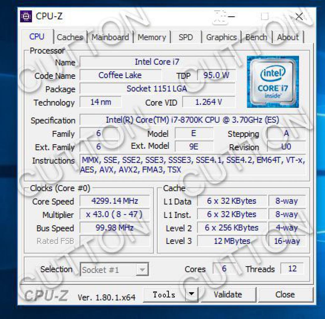 [27/08/2017] Core i7-8700K: Sechskerner überholt Ryzen 7 1800X und i7-7800X in geleakten Benchmarks (1)