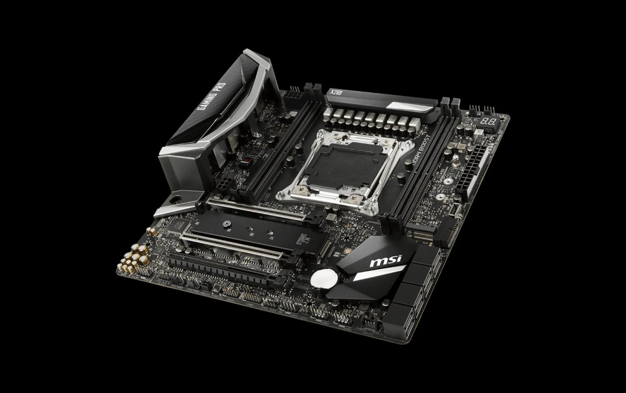 [15/08/2017] MSI X299M Gaming Pro Carbon AC: Zweites Skylake-X-Mainboard im Micro-ATX-Format (5)