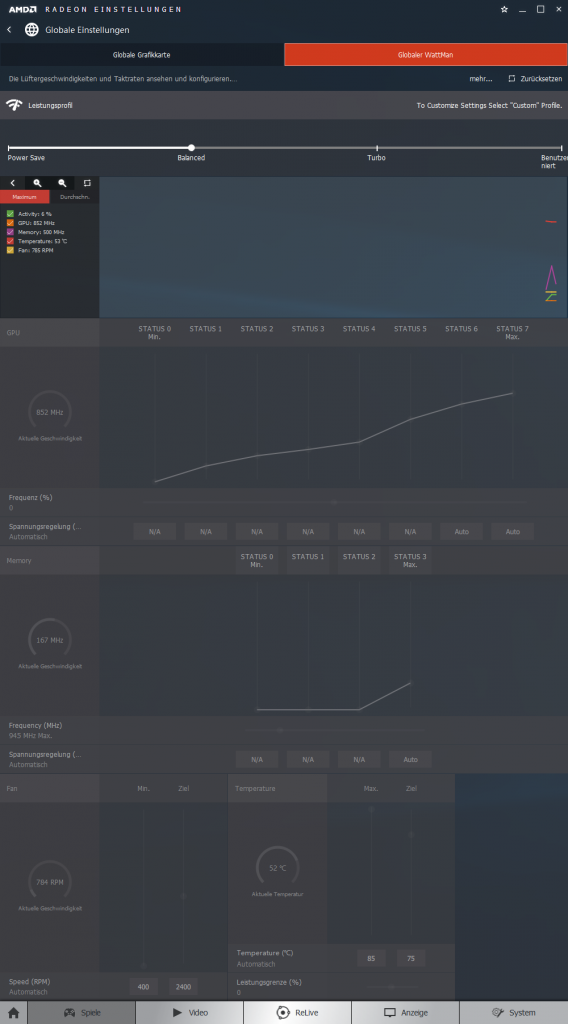 Radeon RX Vega 64 Air Wattman "Balanced"