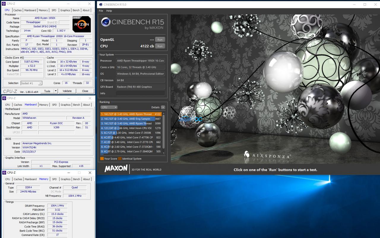 [11/08/2017] AMD Threadripper 1950X: OC-Rekord liegt bei 5.2 GHz mit 16 aktiven Kernen (1)