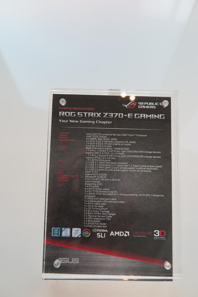 [28/09/2017] Asus Strix Z370-E Gaming