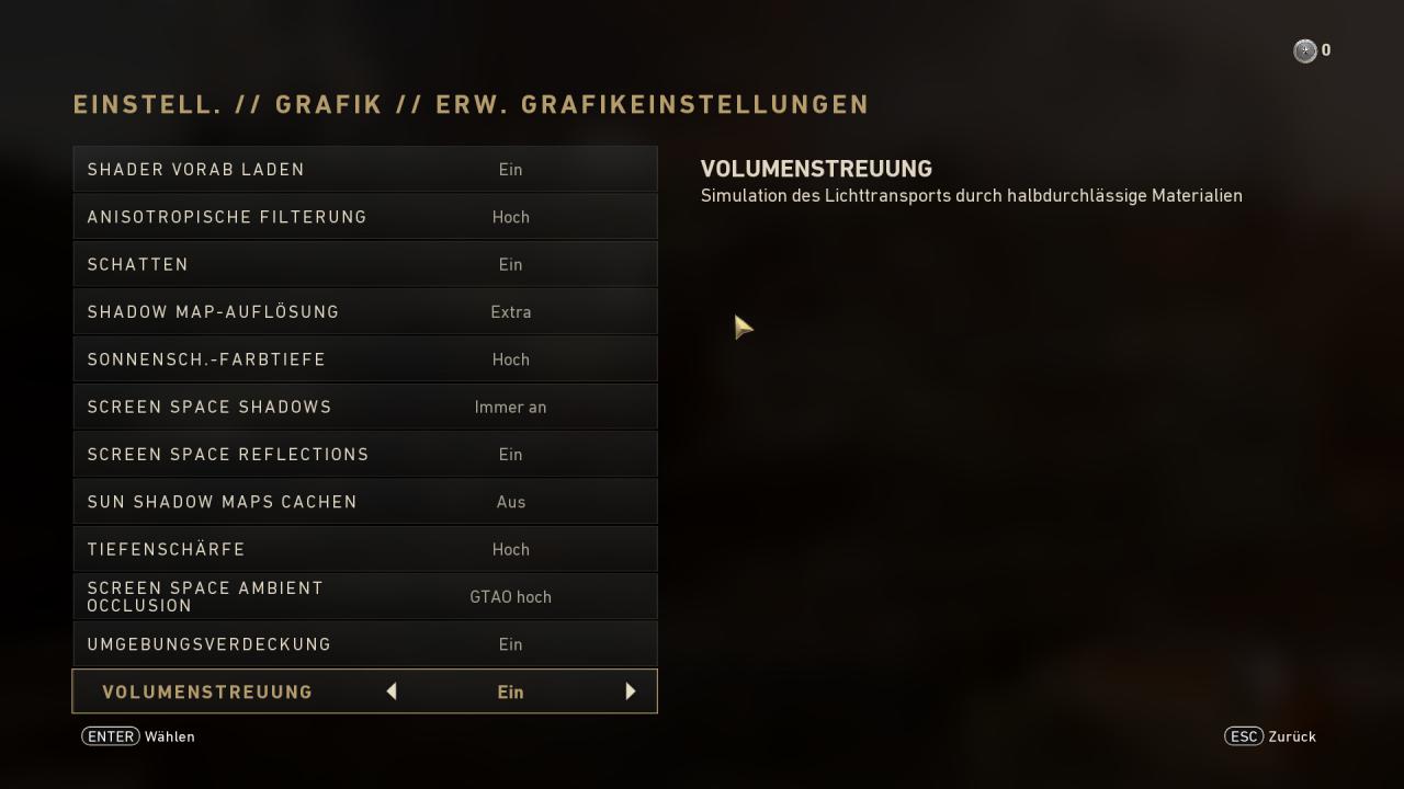 CoD WW2 Open Beta erweitertes Grafikmen&uuml; 3
