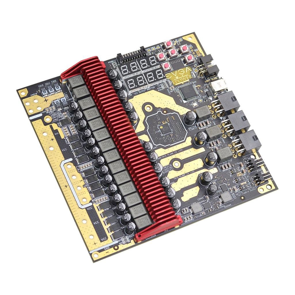 [19/09/2017] EVGA Epower V: Zusatzplatine für Grafikkarten und Mainboards scheffelt 680 Ampere (5)