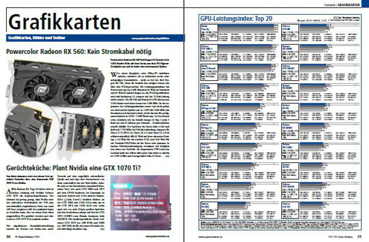 [26/09/2017] Grafikkarten 01&nbsp;(PC Games Hardware #205 Ausgabe 11-2017)