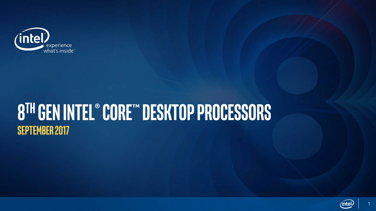 [25/09/2017] Intel-Präsentation zu Coffee Lake-S (1)