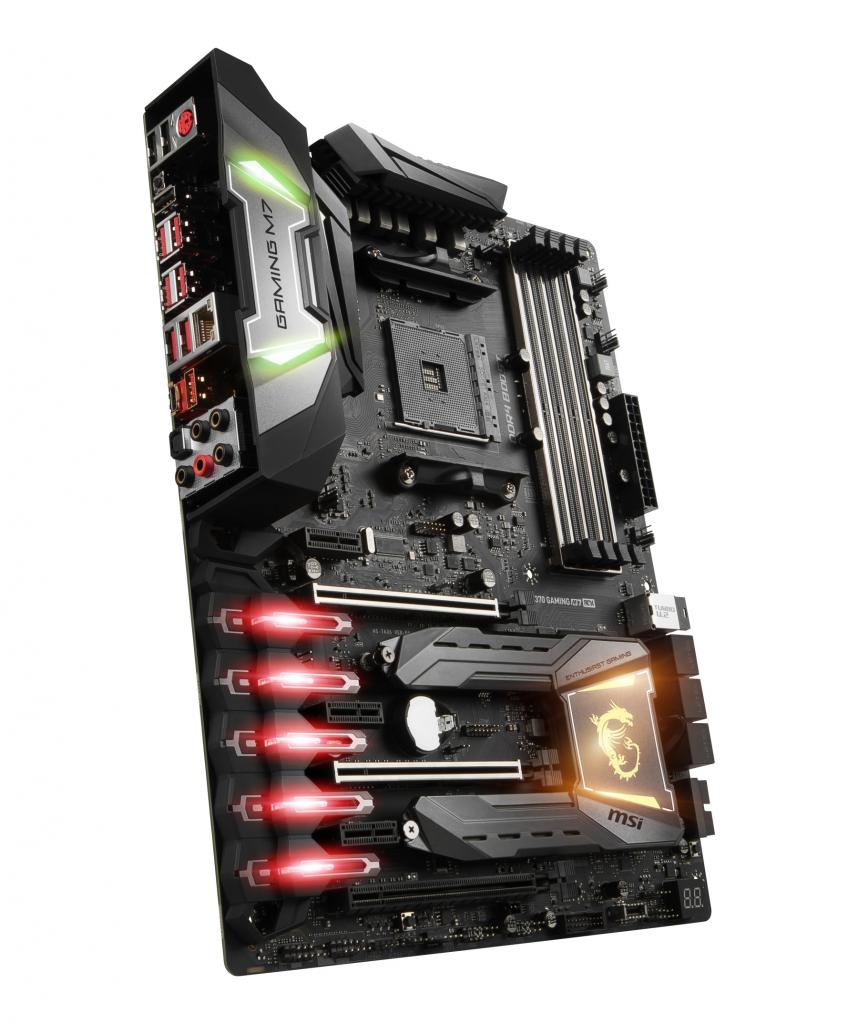 [07/09/2017] MSI X370 Gaming M7 ACK: AM4-Oberklasse-Mainboard mit stärkerer Spannungsversorgung (1)