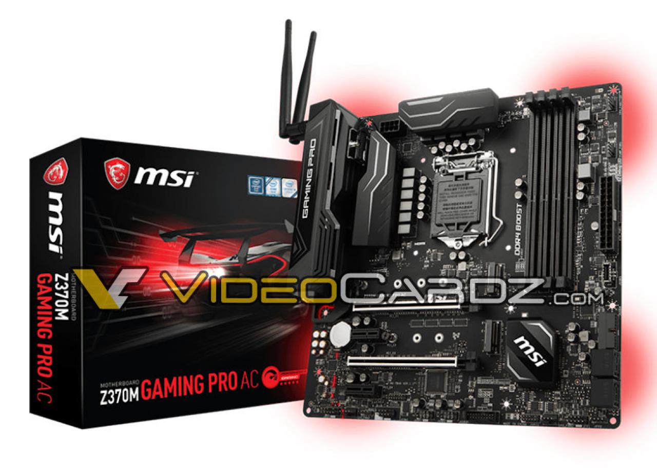 [14/09/2017] Intel Coffee Lake-S: MSI speckt Z370-Mainboard ein bisschen ab (2)