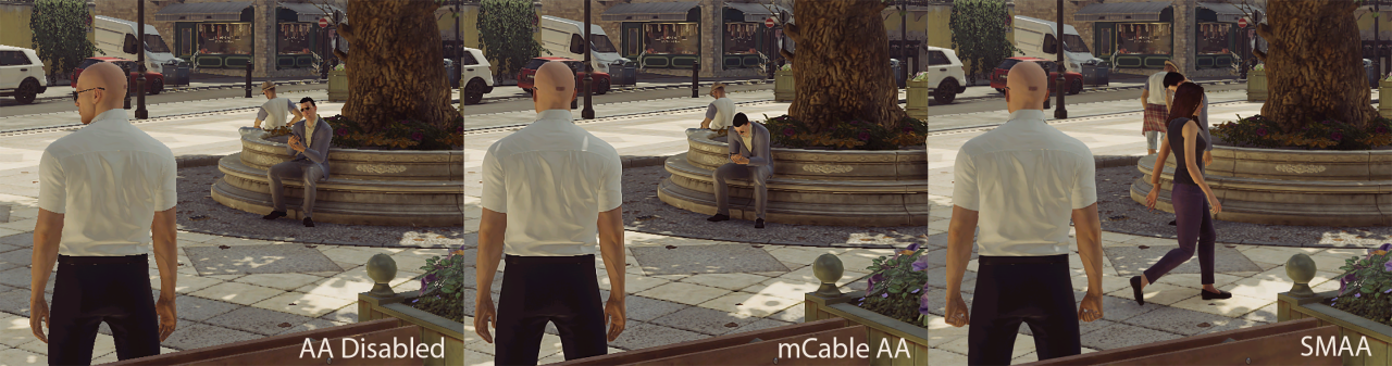 [29/09/2017] Marseille Mcable: AA-Vergleich in Hitman