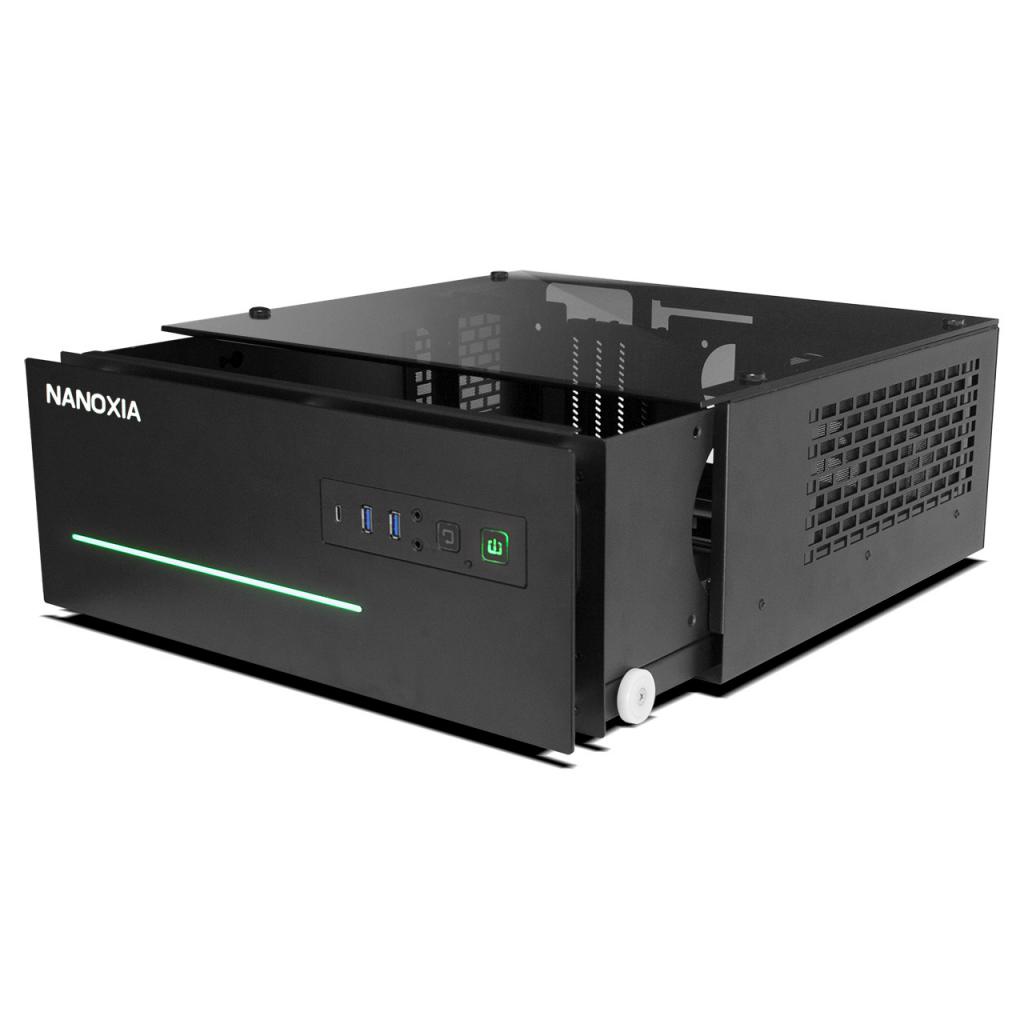 [10/09/2017] Das Project S Midi von Nanoxia bietet Platz für ein Micro-ATX-Mainboard und bietet diverse Kühlungsmöglichkeiten. (1)