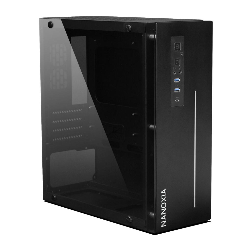 [10/09/2017] Das Project S Midi von Nanoxia bietet Platz für ein Micro-ATX-Mainboard und bietet diverse Kühlungsmöglichkeiten. (2)