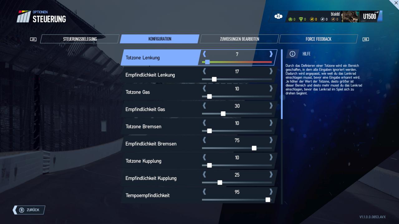 [18/09/2017] Project Cars 2 - Menüs - Steuerung (2)