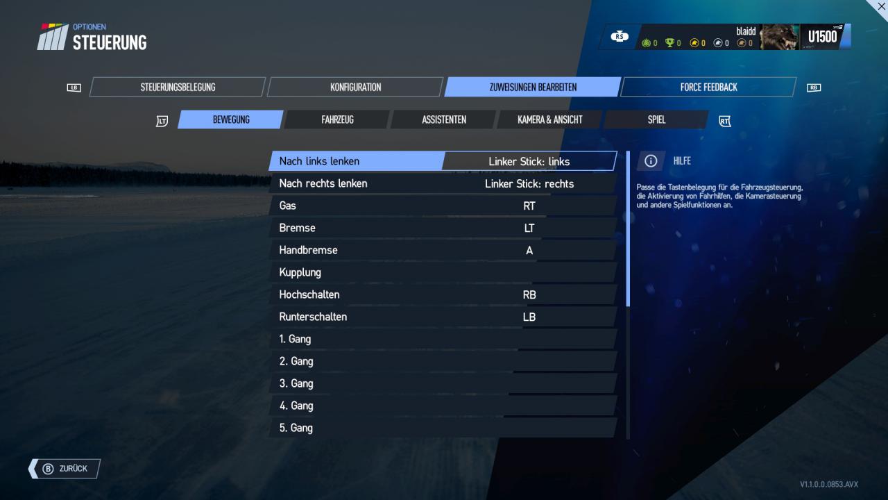 [18/09/2017] Project Cars 2 - Menüs - Steuerung (4)