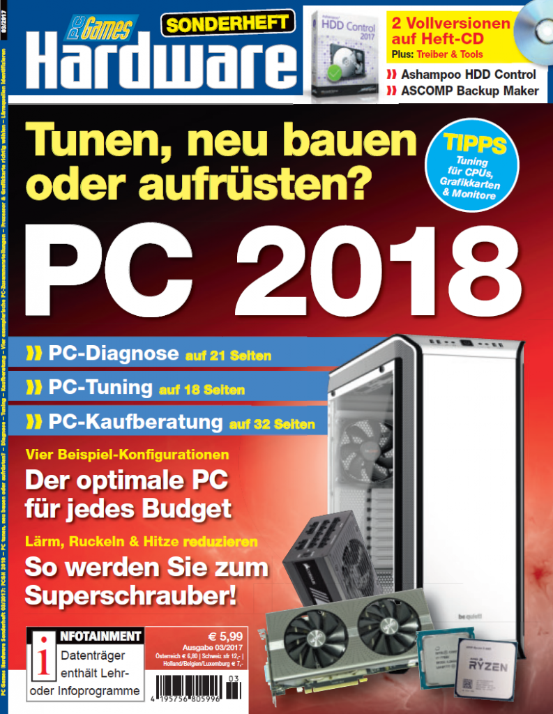 [19/09/2017] PCGH-Sonderheft der beste PC für 2018: Titel