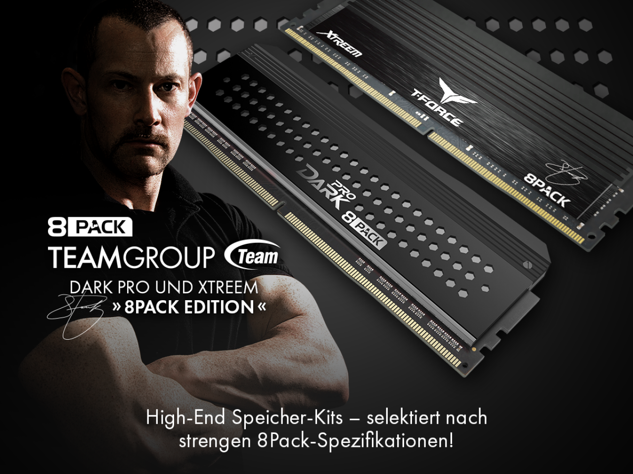 [08/09/2017] Teamgroup Dark Pro & Xtreem: Schnelle 8Pack-Editionen, u.a. mit DDR4-3600 für Ryzen (1)