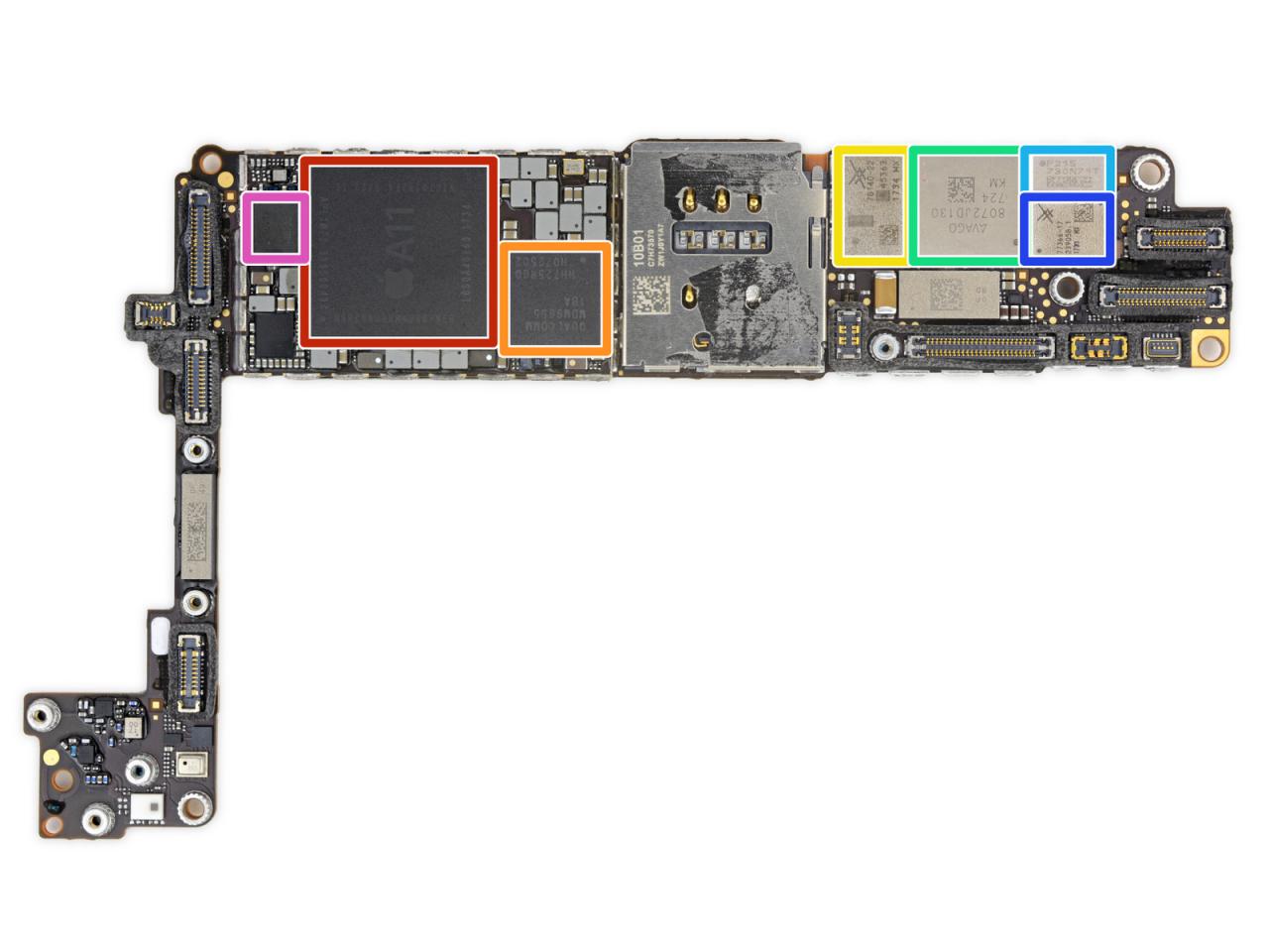 [26/09/2017] iPhone 8 mit Qualcomm-LTE-Modem (orange)