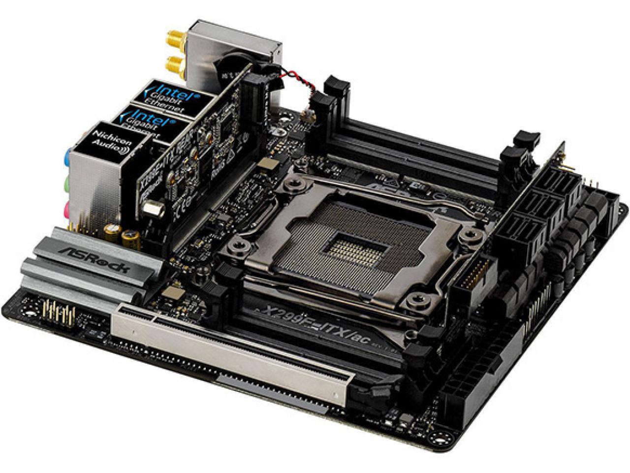 [17/10/2017] X299E-ITX/ac: Asrock quetscht 3 × M.2, 4 × DDR4 und 6 × SATA auf Mini-ITX (7)